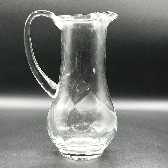 Southern Living at Home Tribeca Hand Blown Beverage Pitcher w Ice Lip 11.25" T - Picture 3 of 13